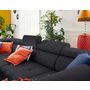 Voir la diapositive 4 : LISA DESIGN Merida - canapé panoramique en u - 7 places - convertible avec coffres et têtières réglables - en velours