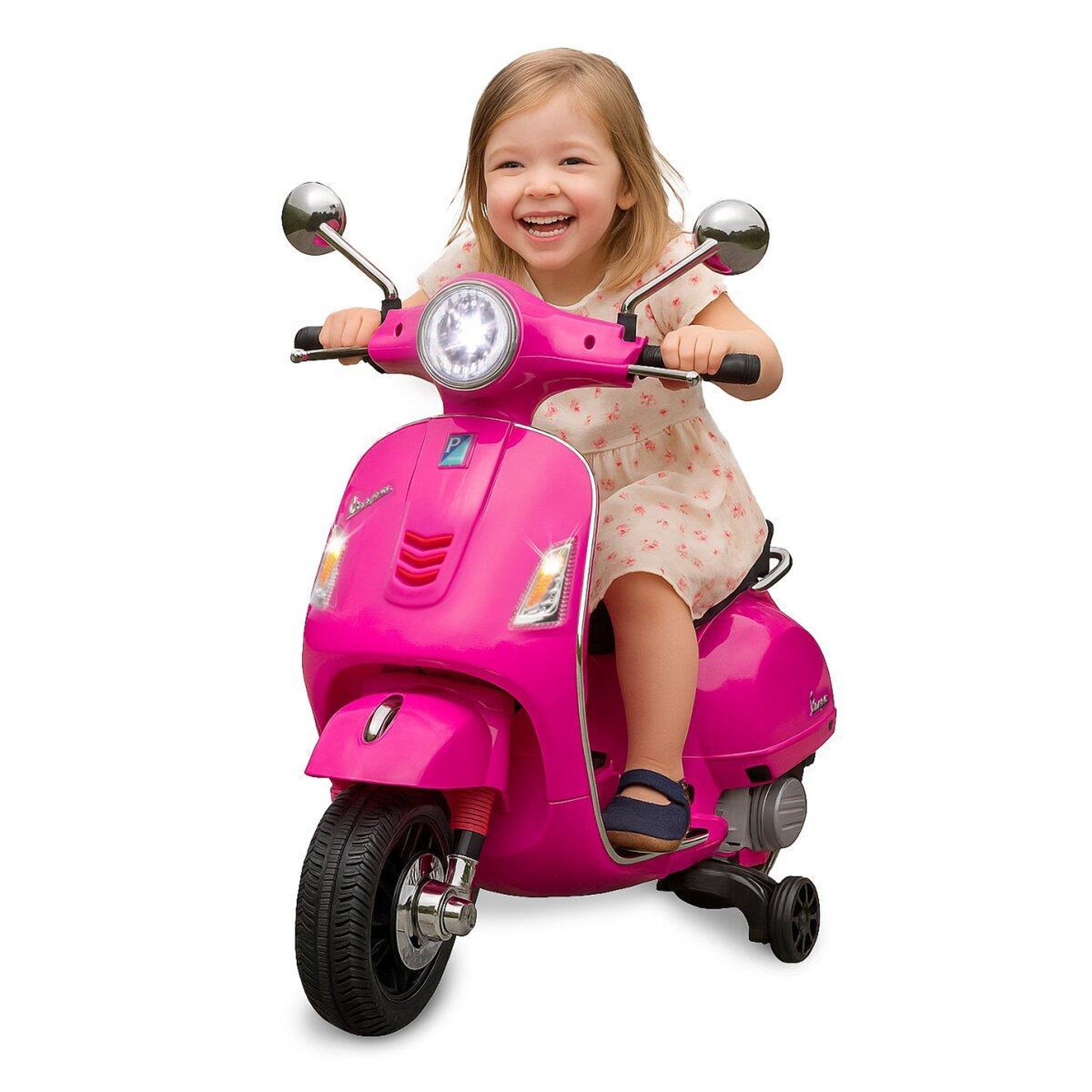 Voir la diapositive 3 : Jamara Porteur Vespa GTS 125 rose
