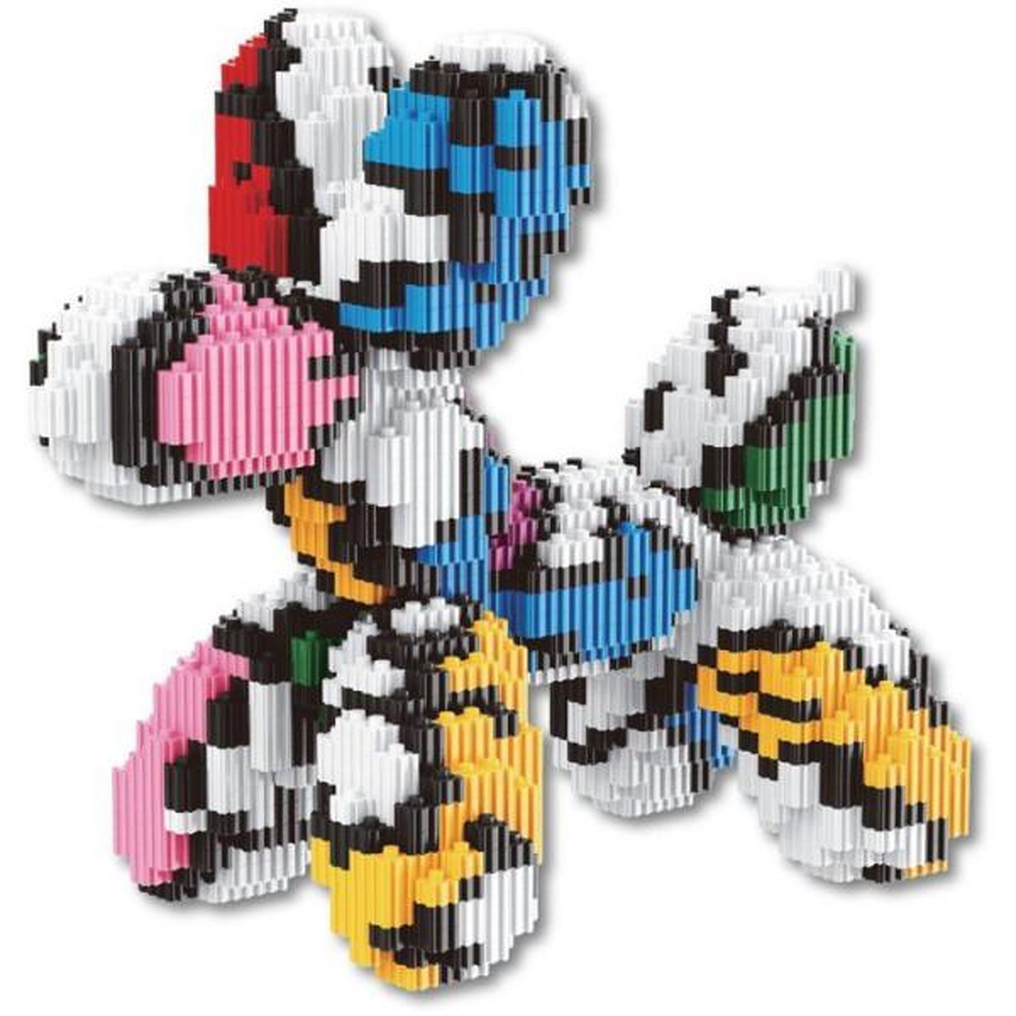 Voir la diapositive 2 : SILVERLIT Jeu de construction décoratif - SILVERLIT - Brik Haus Chien Pop Art - Plus de 1200 pièces - Objet déco