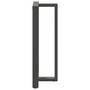 Voir la diapositive 5 : VIDAXL Pieds de table de bar forme de T 2 pcs anthracite acier