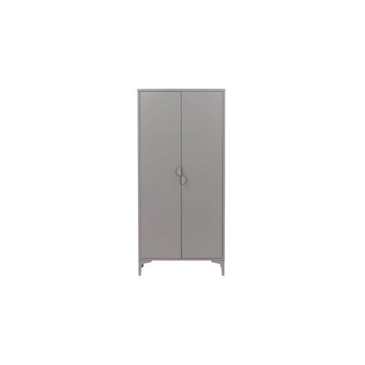 Paris Prix Armoire Design 2 Portes  Piring  85cm Gris Clair