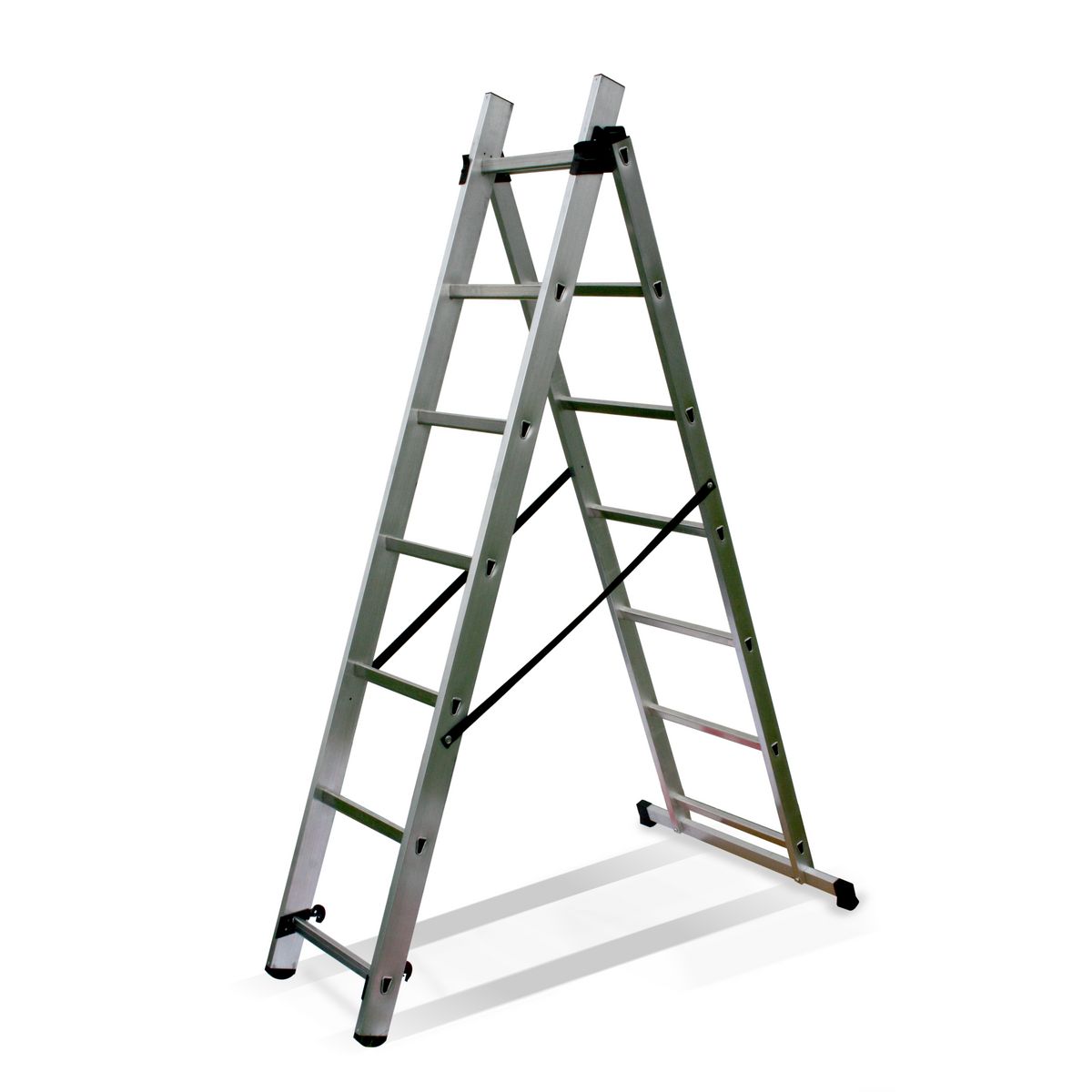 HAILO Echelle transformable HobbyStep 2x7 échelons - 4m07