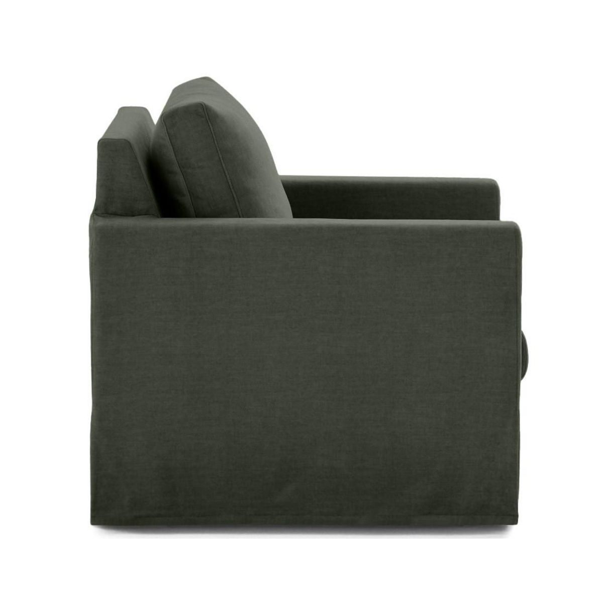 LISA DESIGN Serena - fauteuil déhoussable en velours