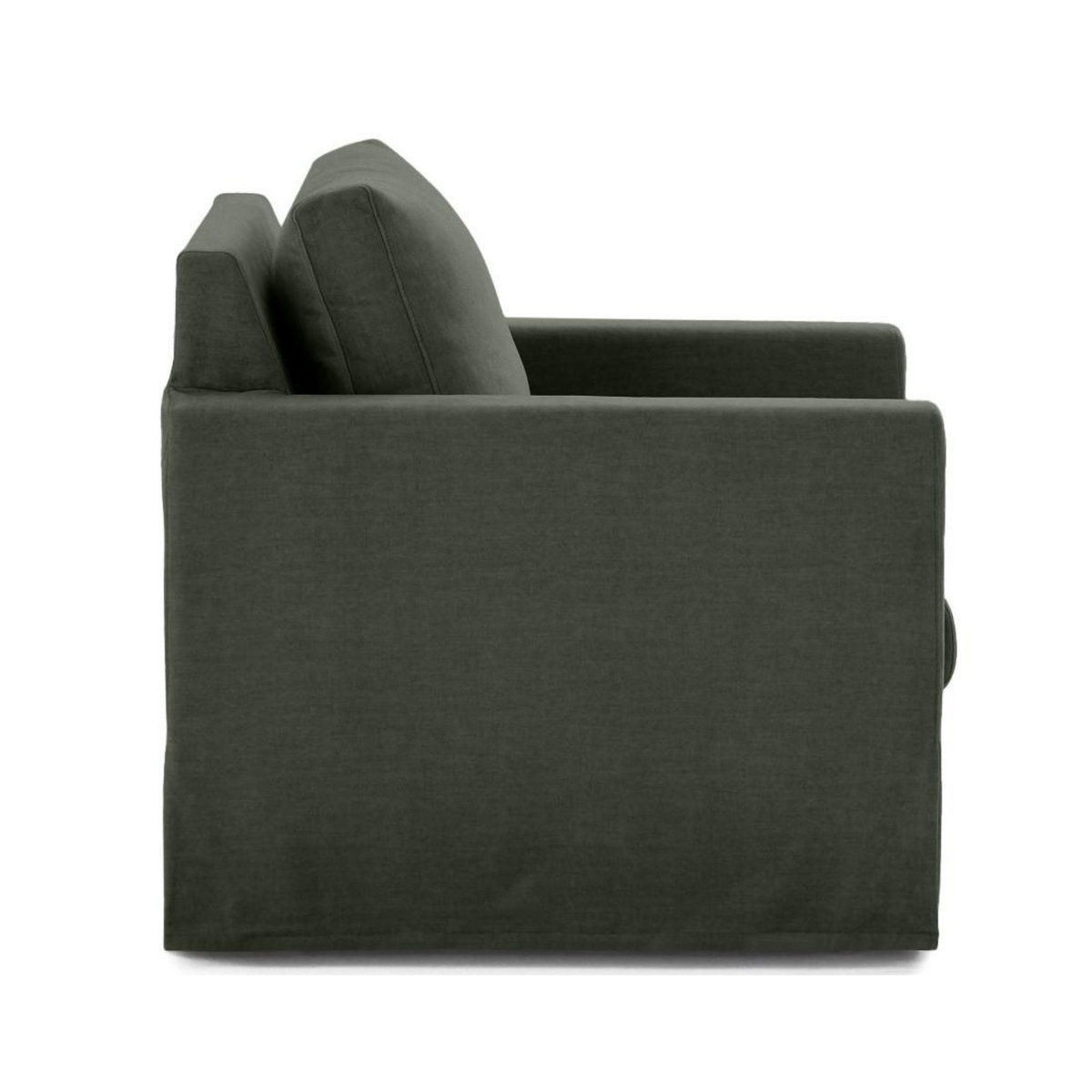 LISA DESIGN Serena - fauteuil déhoussable en velours