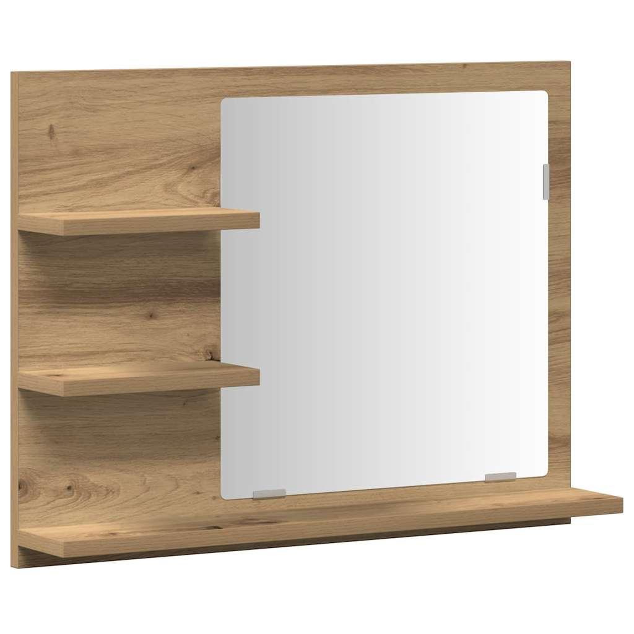 VIDAXL Armoire à miroir salle de bain chêne artisanal 60x10,5x45 cm
