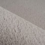 Voir la diapositive 3 : Paris Prix Tapis Uni Rond Doux à Poils Longs  Rabbit  Argent