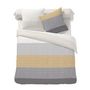 Voir la diapositive 2 : Parure housse de couette fantaisie en polycoton 49 fils GENNIA