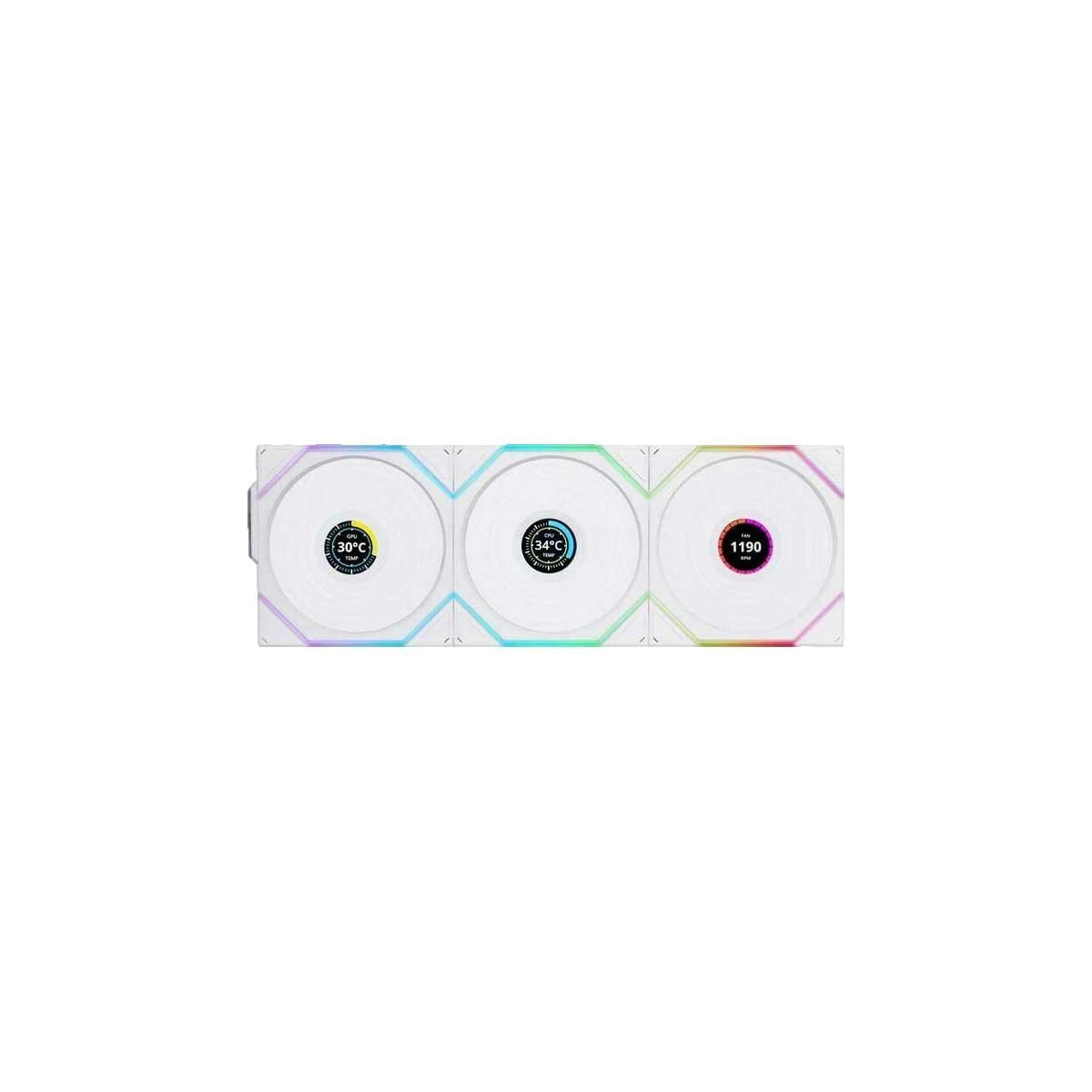 Lian-li Ventilateur Lian Li UNI FAN TL LCD blanc