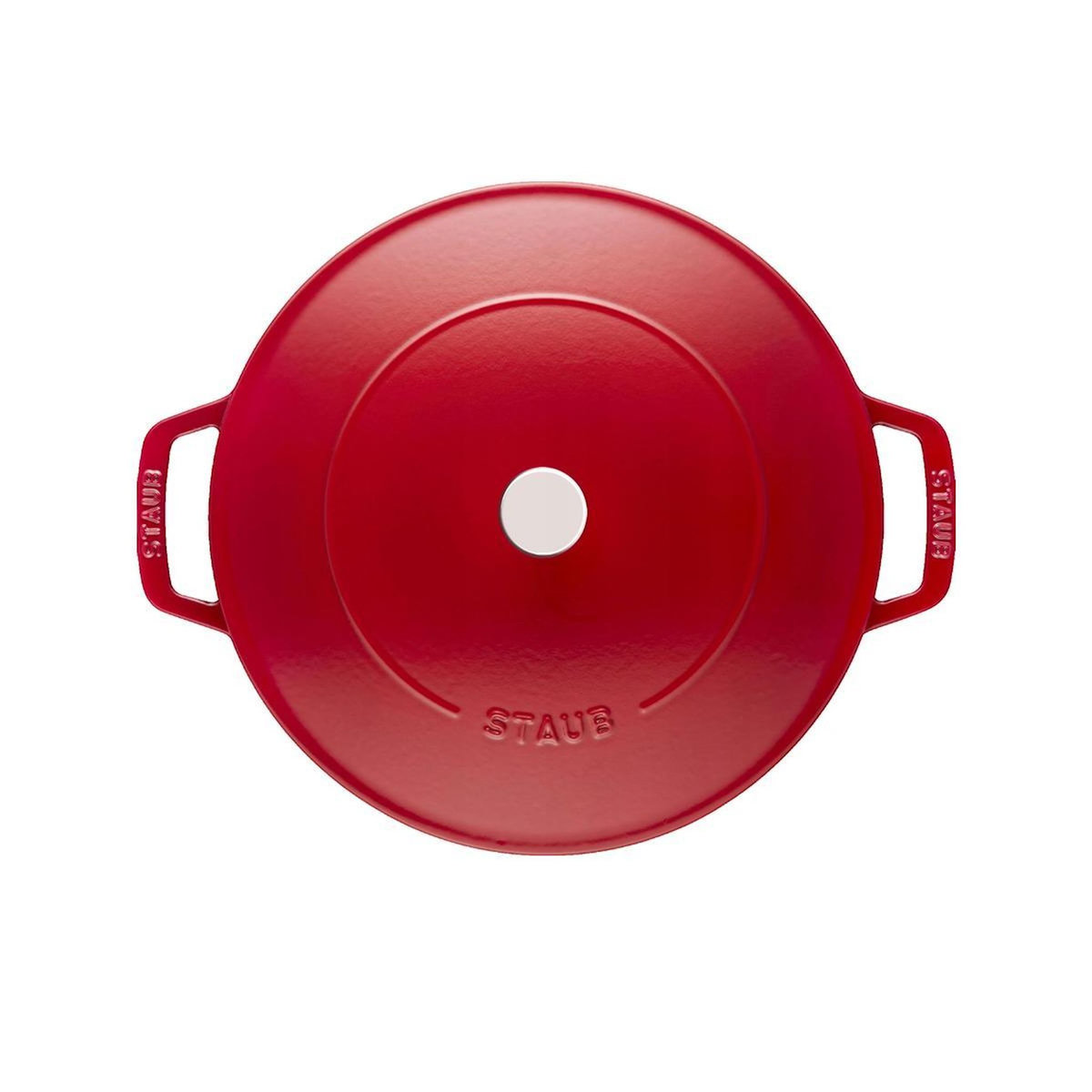 Staub Cocotte Staub 24 cm Cerise en fonte émaillée