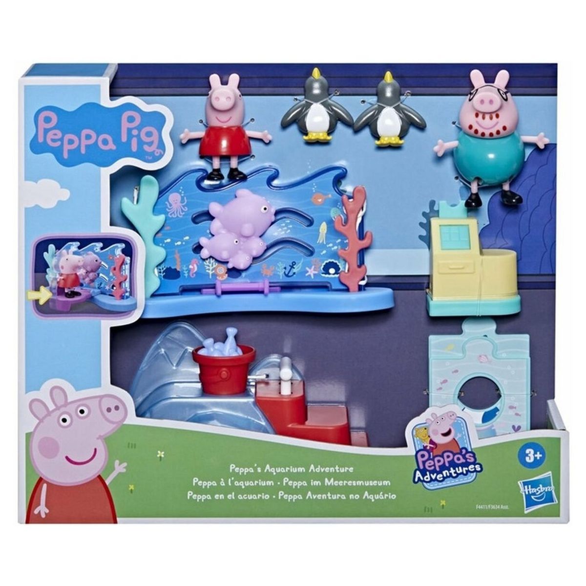 HASBRO Coffret Peppa Pig sortie en famille A l'aquarium