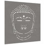 Voir la diapositive 3 : VIDAXL Decoration murale jardin 55x55 cm motif de tete de bouddha