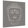 Voir la diapositive 3 : VIDAXL Decoration murale jardin 55x55 cm motif de tete de bouddha