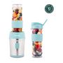 Voir la diapositive 3 : HKOENIG Mini blender - SMOO16 - 300 W - 570 mL - Bleu pastel - 2 gourdes incluses