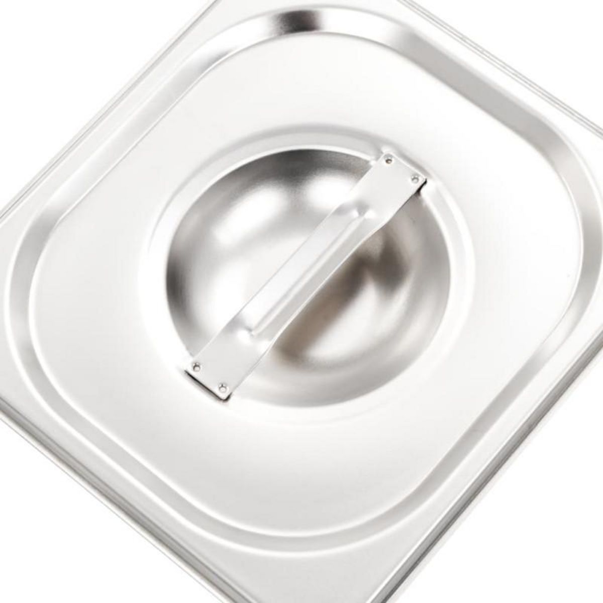 VIDAXL Couvercles de plateau 8 pcs GN 1 6 Acier inoxydable