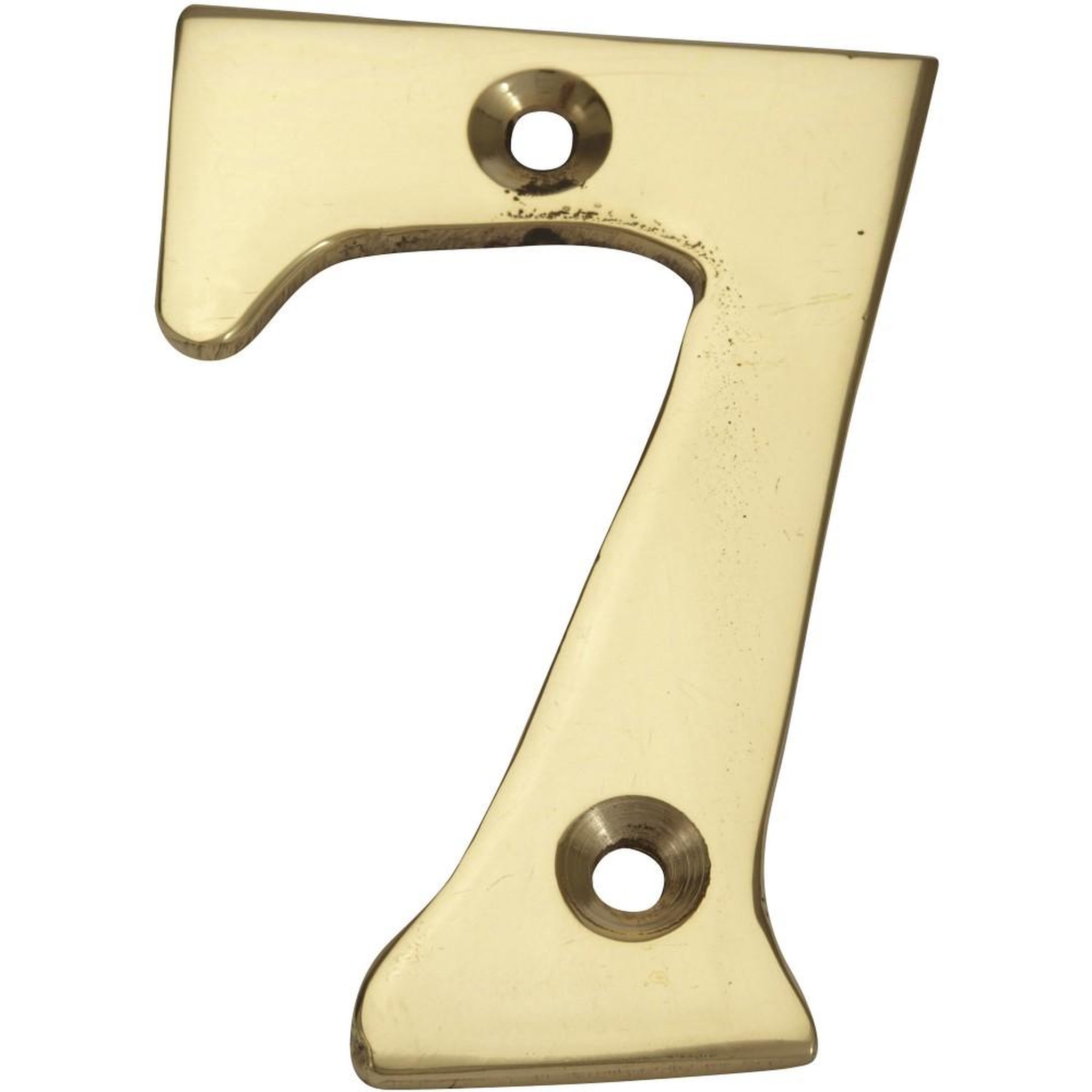 CENTRALE BRICO Chiffre 7 en laiton poli H.5.1 x l.3.5 cm