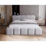 Voir la diapositive 5 : BEST MOBILIER Mariposa - lit coffre - 160x200 cm - sommier inclus - en velours