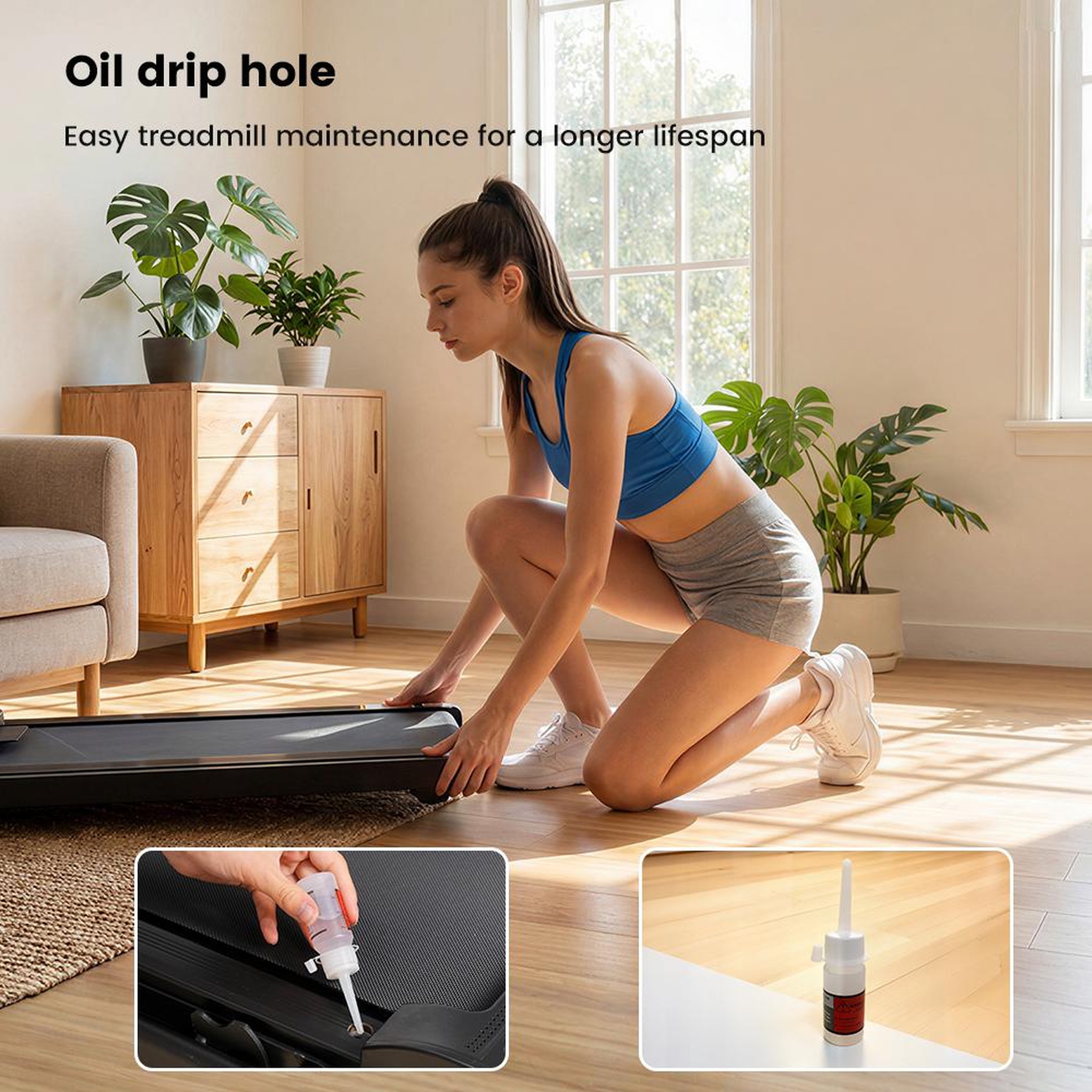 Voir la diapositive 6 : FORMILL Tapis roulant pliable compact x2nc 2,5 cv, 12 km/h, inclinaison manuelle 3,5°, ultra-silencieux