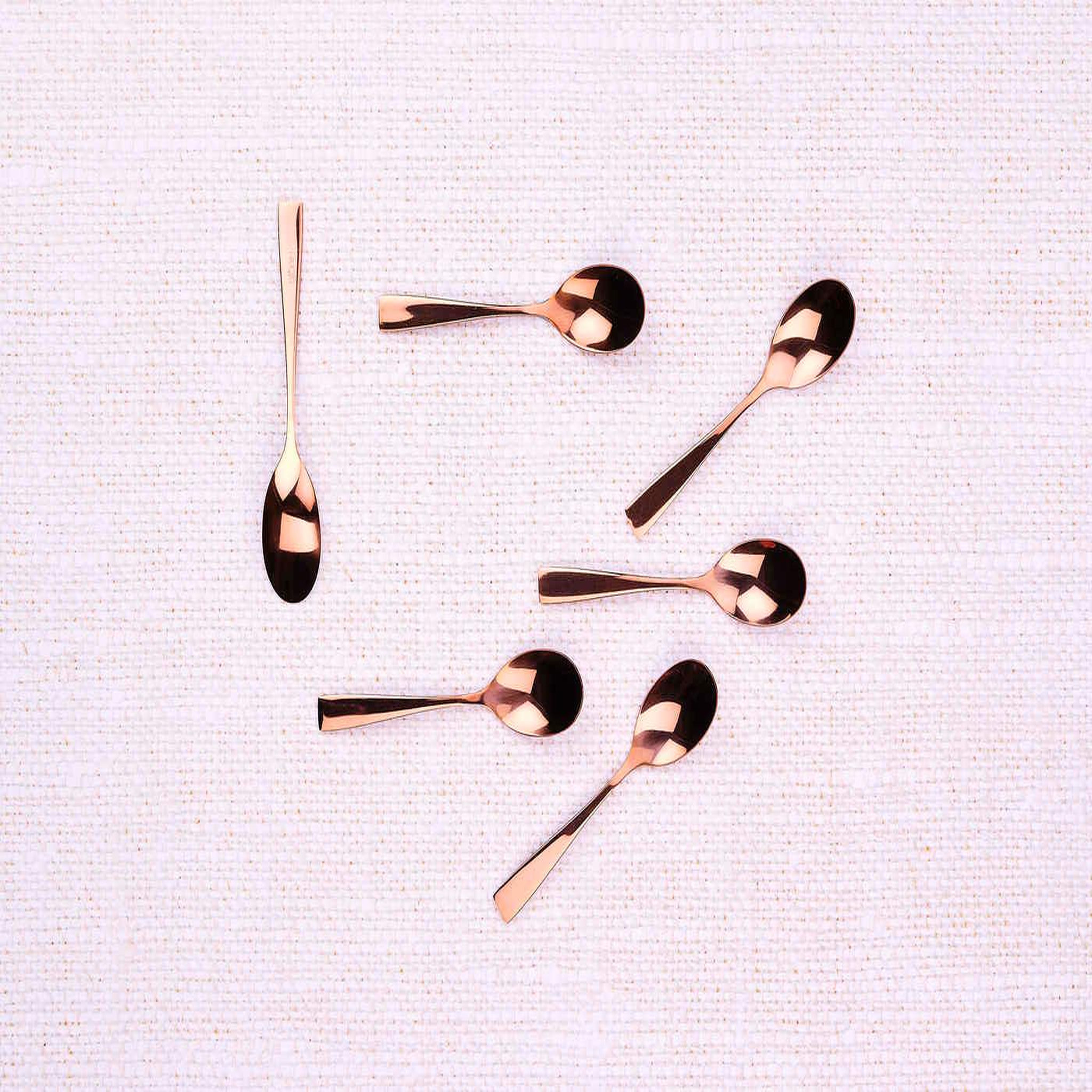 Voir la diapositive 3 : BJORN Coffret 6 petites cuillères SVEN - Copper