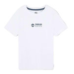 TIMBERLAND T-shirt Blanc Garçon Timberland T60084. Coloris disponibles : Blanc