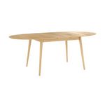 Rendez vous déco Table ovale 6/8 personnes extensible en bois clair 170/200 cm - Eddy. Coloris disponibles : Marron, Noir