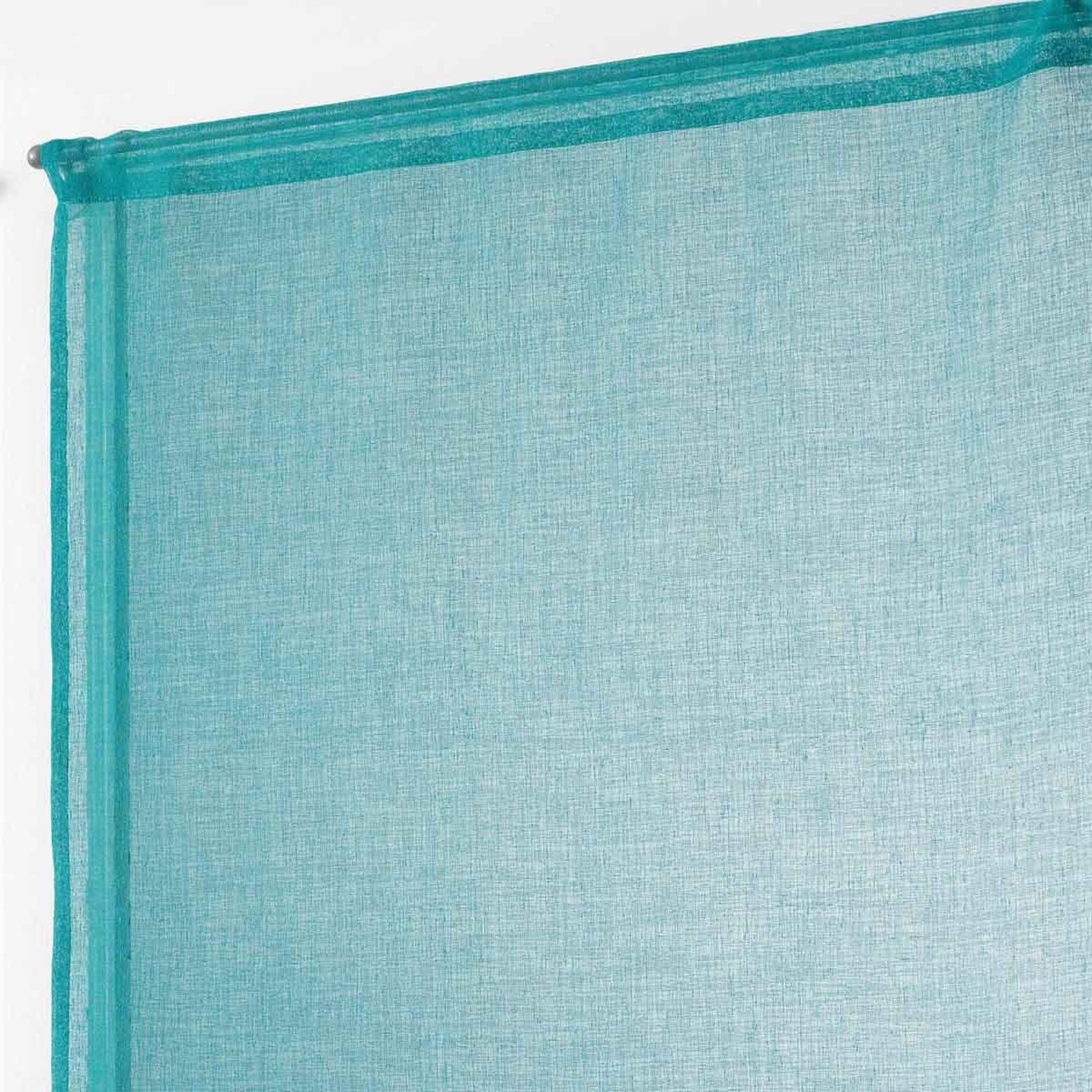 Voir la diapositive 2 : Douceur d'Intérieur Paire de voilages  sandra  60x160cm bleu