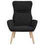 Voir la diapositive 3 : VIDAXL Chaise de relaxation Noir Velours