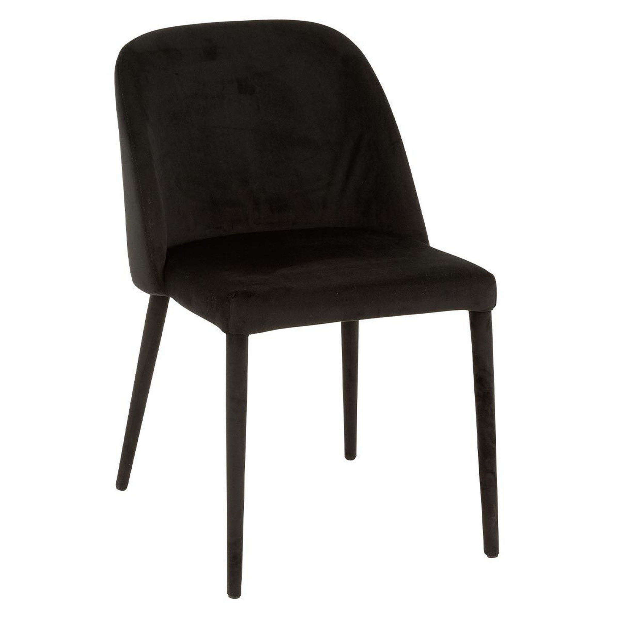 J-LINE Chaise Design  Charlotte  80cm Noir
