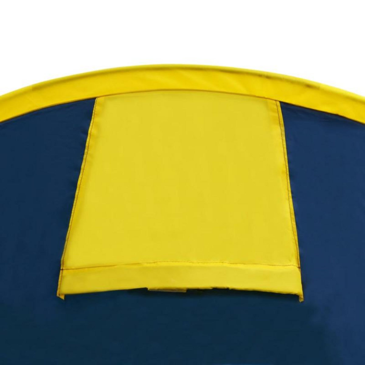 VIDAXL Tente de camping 4 personnes bleu marine et jaune