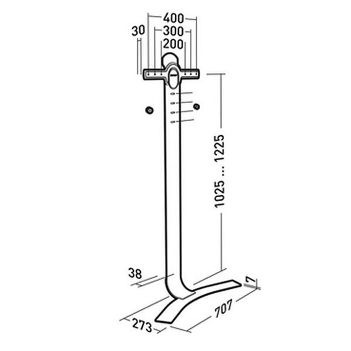 Erard Support mural sans perçage pour écran led 30-52 - 044640