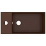 Voir la diapositive 3 : VIDAXL Lavabo de salle de bain avec trop-plein Ceramique Marron fonce
