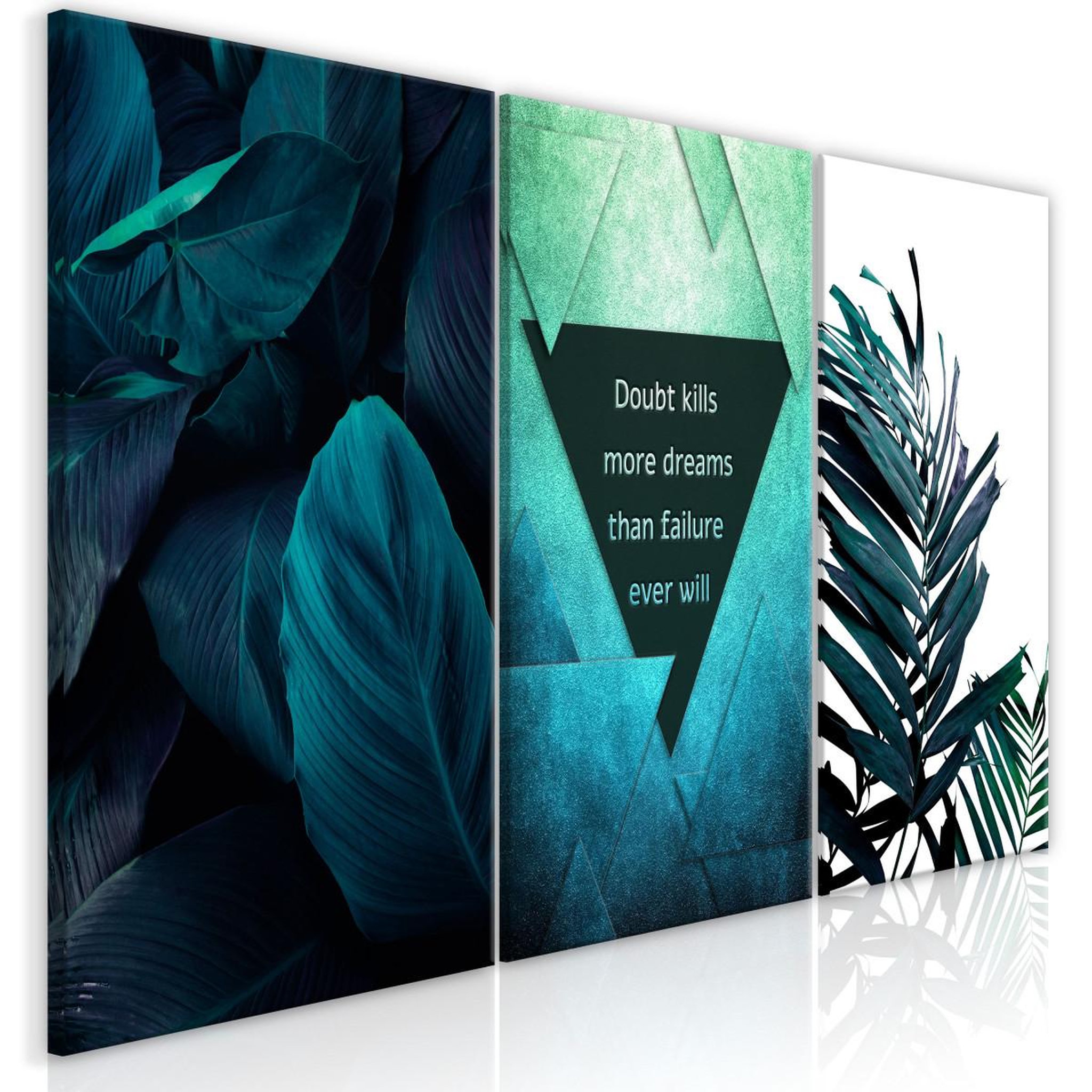 Paris Prix Tableau imprimé  jungle dreams 3 panneaux  60x120cm