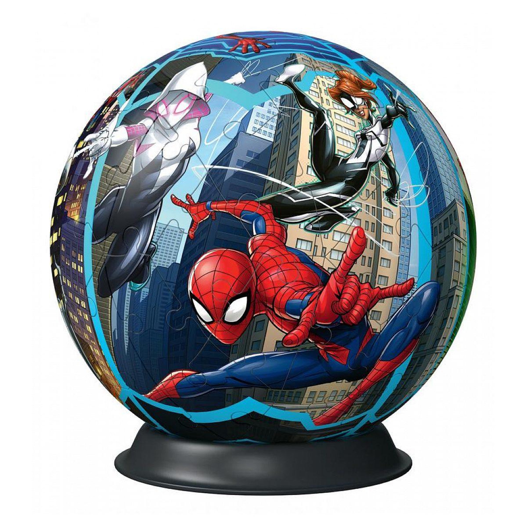 Voir la diapositive 3 : RAVENSBURGER Puzzle 3d ball 72 p - spider-man - ravensburger - pour enfant de 6 ans et plus - rouge et bleu