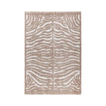 Paris Prix Tapis Tissé Ethnique à Poils Courts  Sarai II  Beige. Coloris disponibles : Beige