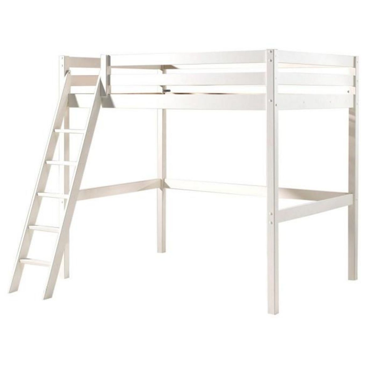 Paris Prix Pack - Lit Mezzanine Enfant & Fauteuil-Lit  Pino  Blanc