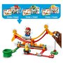 LEGO Super Mario 10586 Ensemble d'extension Le manège de la vague de lave, avec Figurines Frère Pyro et Bulle de Lave, Jouet à Combiner avec Pack de Démarrage