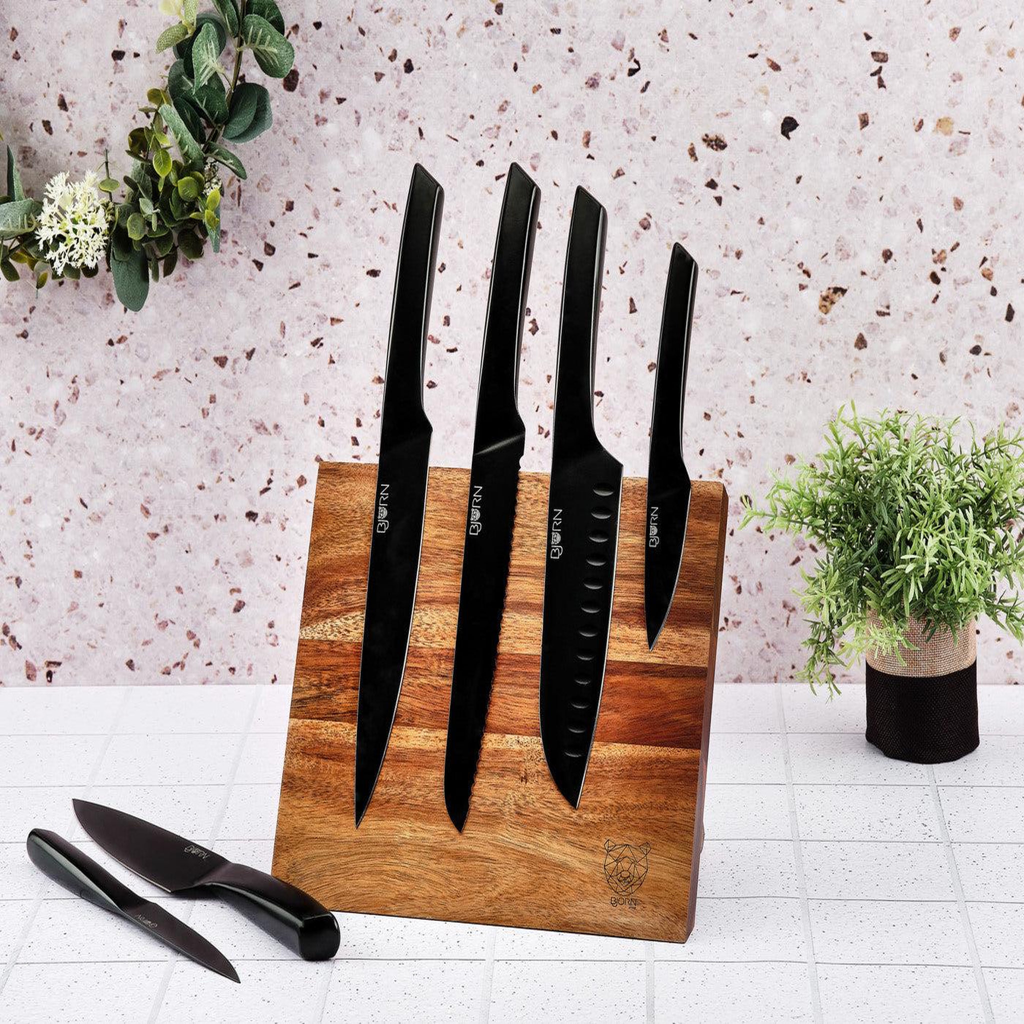 Voir la diapositive 2 : BJORN Bloc couteaux de cuisine jensen vantaa - 7 pièces