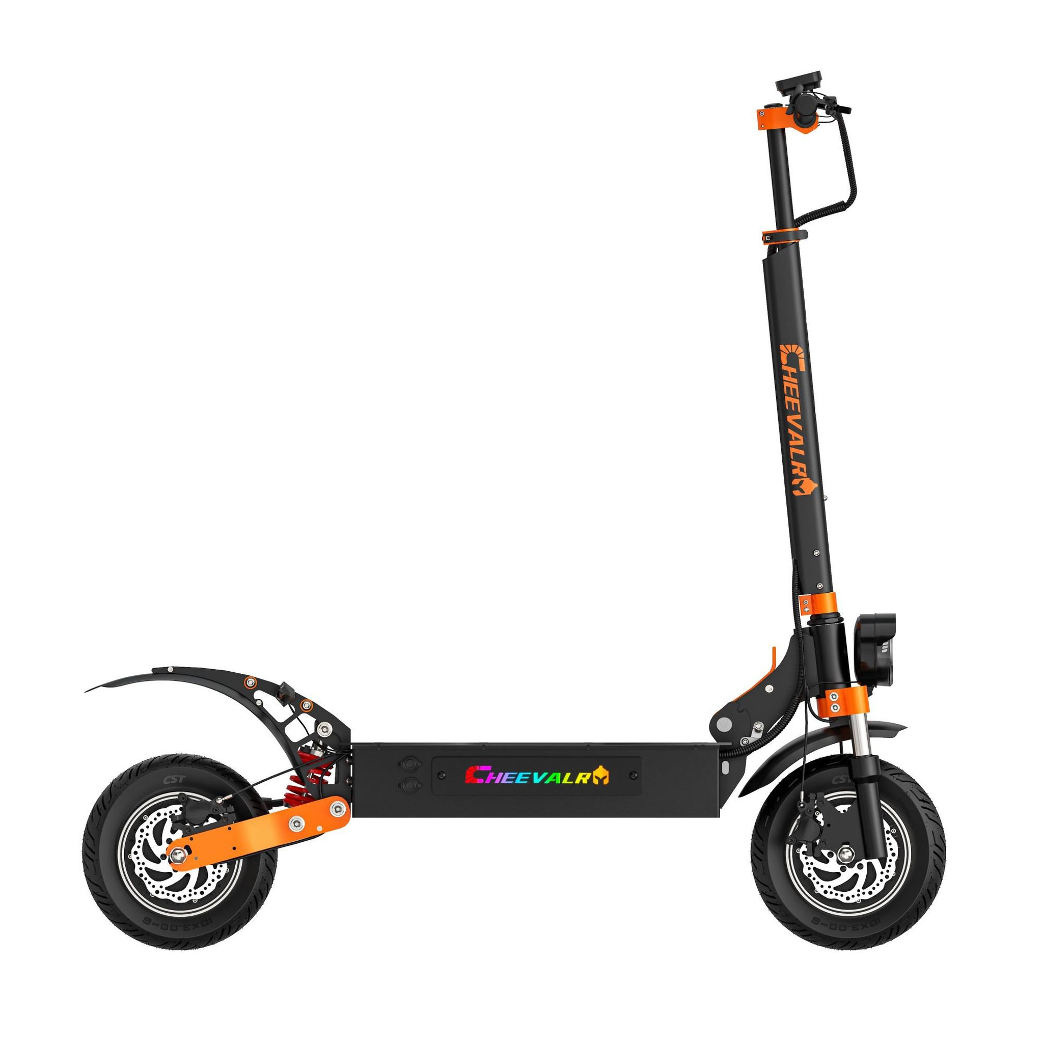 Voir la diapositive 5 : CHEEVALRY Trottinette électrique à double moteur CHEEVALRY S10, 52 V 36 Ah, autonomie jusqu'à 100 km