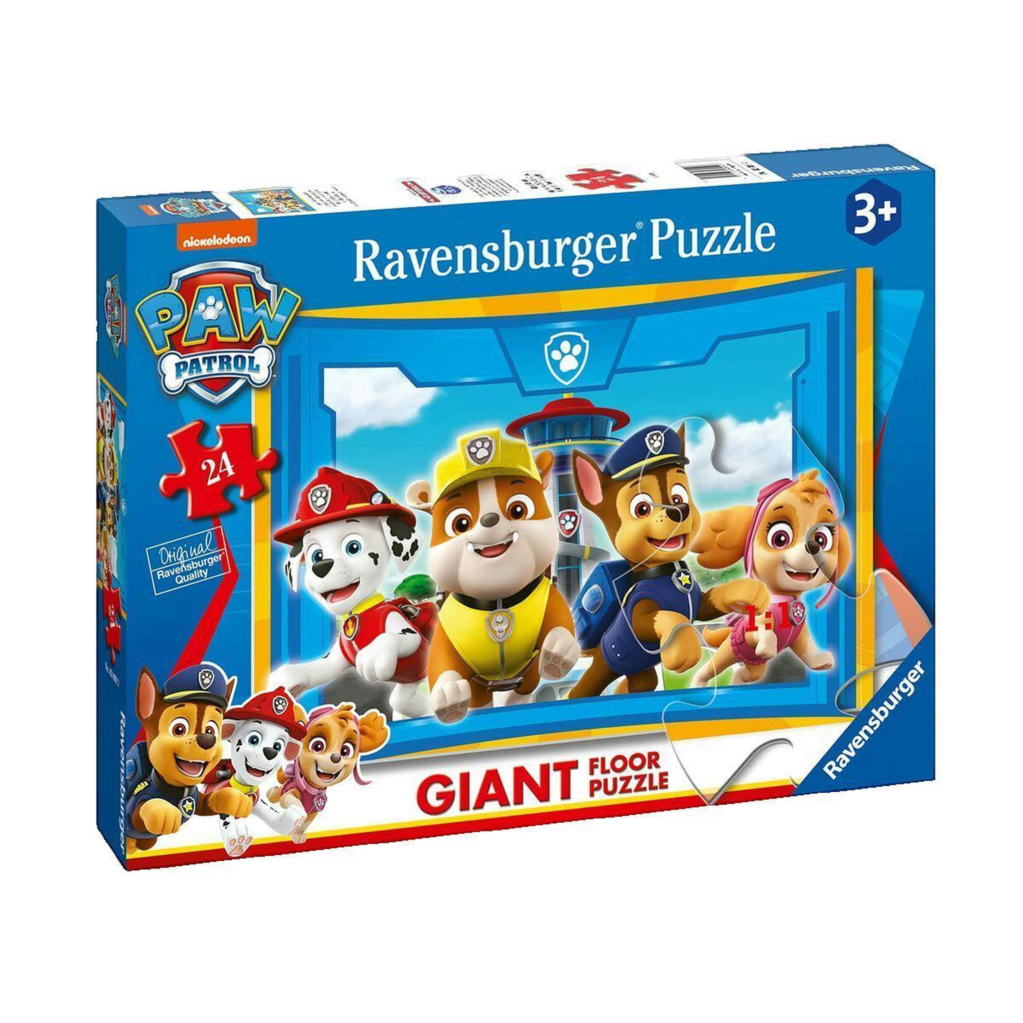 Voir la diapositive 3 : RAVENSBURGER Puzzle giant 24 pieces - L equipe des chiots en action - Pat Patrouille