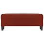 Voir la diapositive 3 : VIDAXL Banc Rouge bordeaux 100x35x41 cm Similicuir