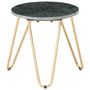 Voir la diapositive 6 : VIDAXL Table basse Vert 40x40x40 cm Pierre veritable et texture marbre