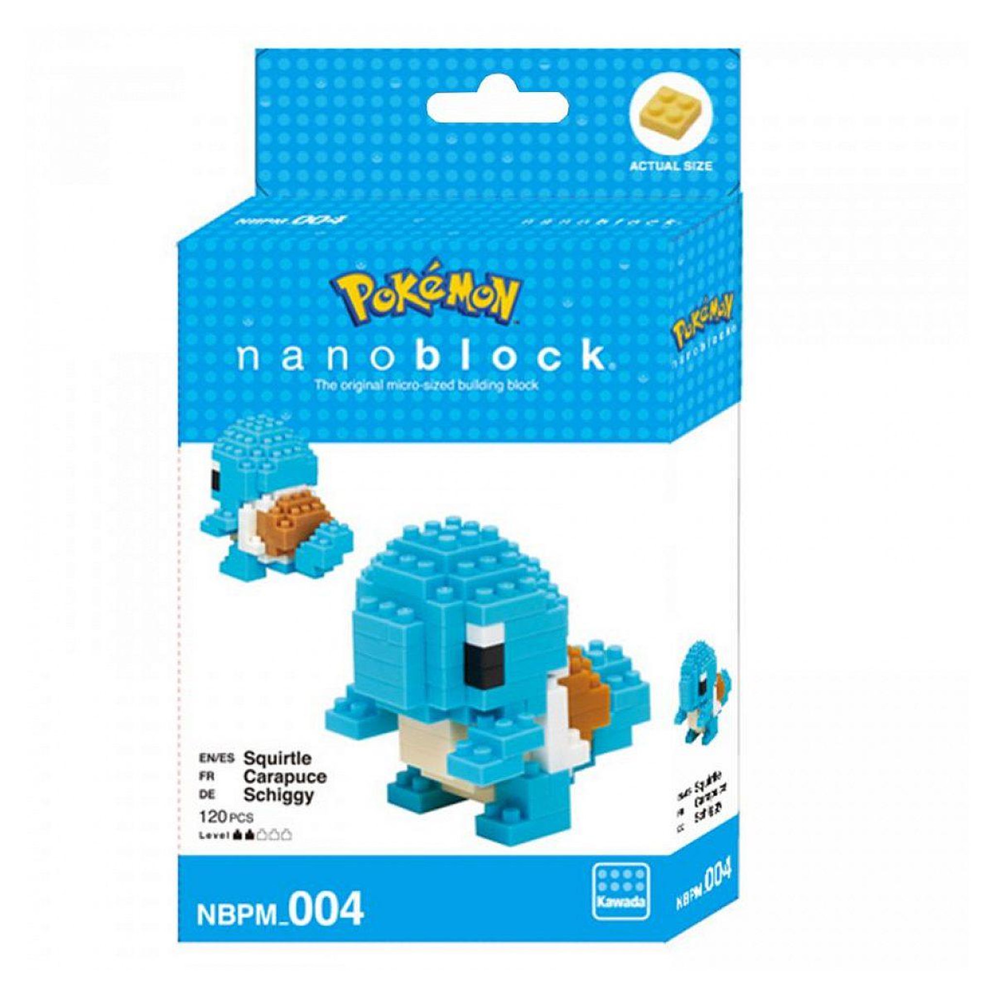 BANDAI Nanoblock pokemon carapuce 120 pcs
