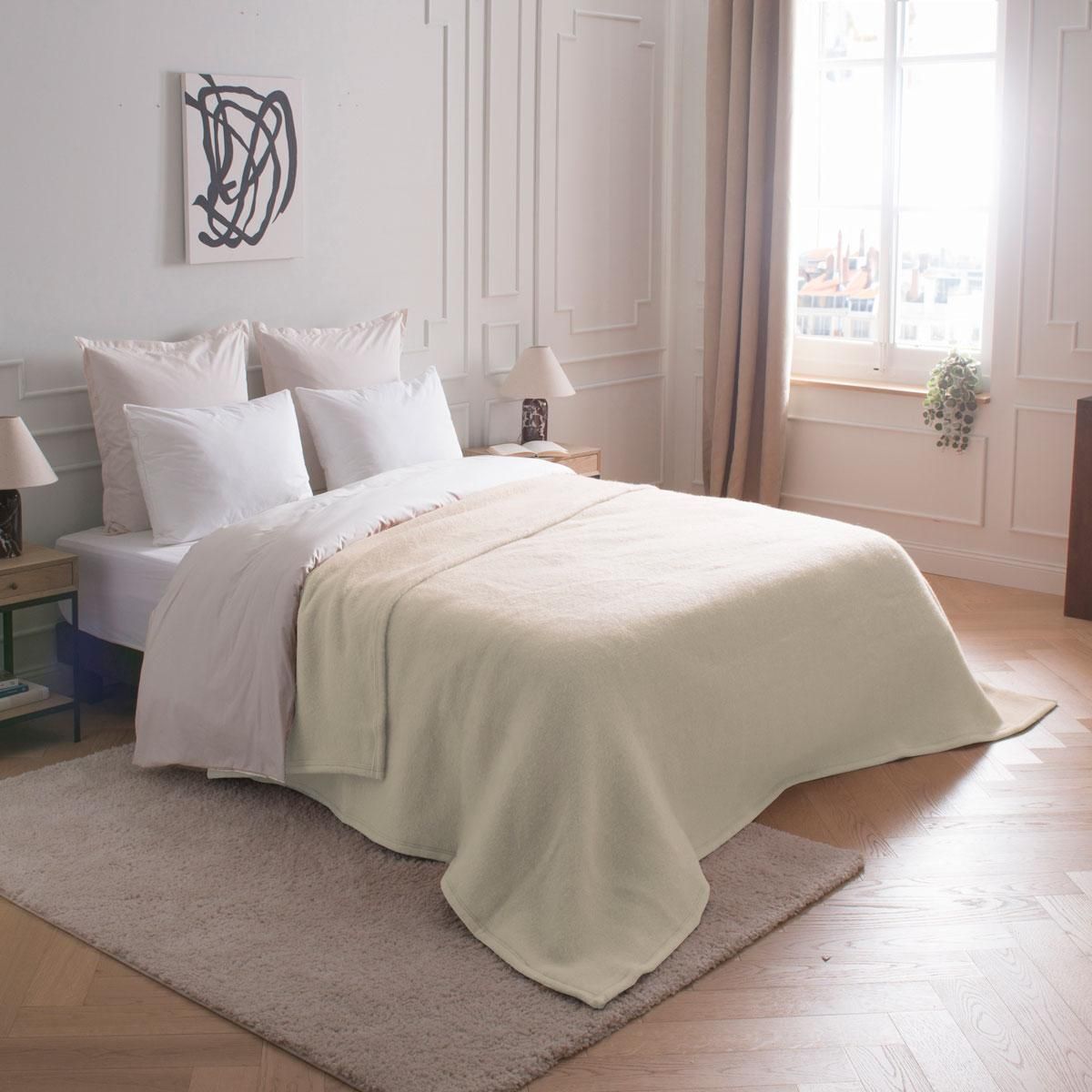 DODO Couverture Morzine Blanchi