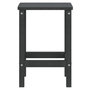 Voir la diapositive 4 : VIDAXL Table de jardin Adirondack Anthracite 38x38x46 cm PEHD