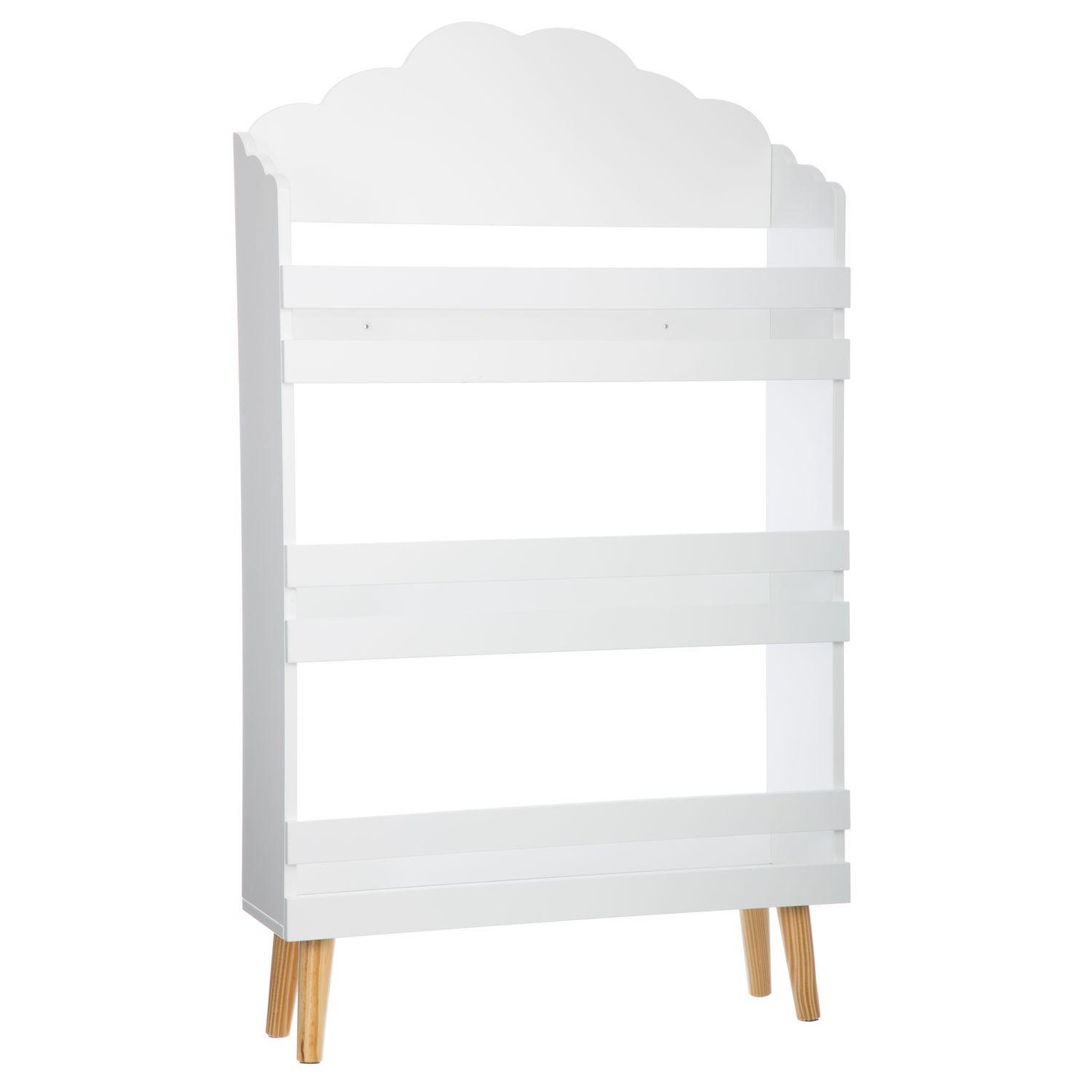 Atmosphera Kids Bibliothèque enfant nuage - 58 x h. 100 cm. Coloris disponibles : Blanc, Gris