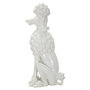 Voir la diapositive 2 : Paris Prix Statue Déco Chien  Caniche Assis  61cm Blanc