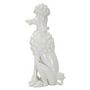 Voir la diapositive 2 : Paris Prix Statue Déco Chien  Caniche Assis  61cm Blanc