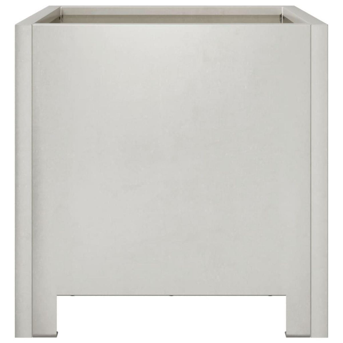 VIDAXL Jardiniere 30x30x30 cm acier inoxydable