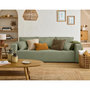 Voir la diapositive 1 : BEST MOBILIER Topaze - canapé 3 places - convertible avec coffre - en tissu