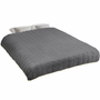 Voir la diapositive 3 : ID MARKET Couverture lestée 150x200 CM CELESTE bicolore gris et crème 7 kg