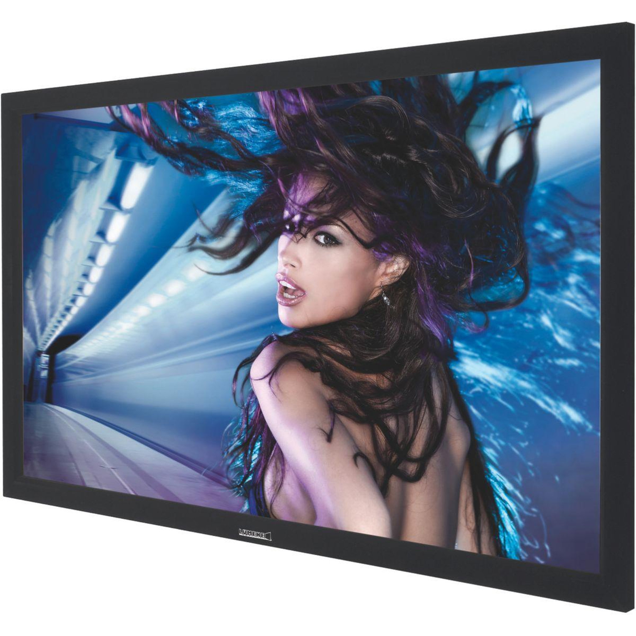 Voir la diapositive 1 : LUMENE Ecran de projection PALACE UHD 4K 170C VELVET SCREEN